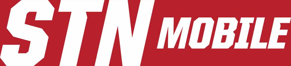 STN Mobile Logo Red Background