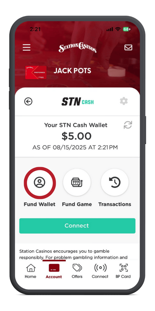 Fund Wallet
